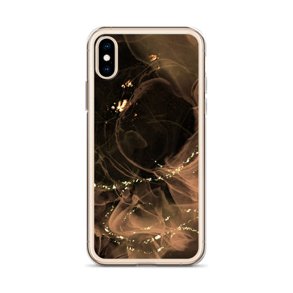 Gold Smoke Screen - Clear Case