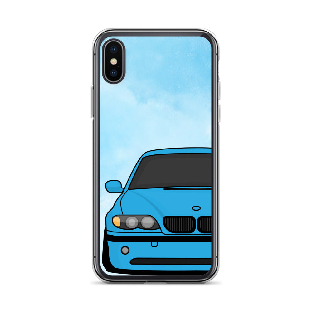 Blue Car - Clear Case