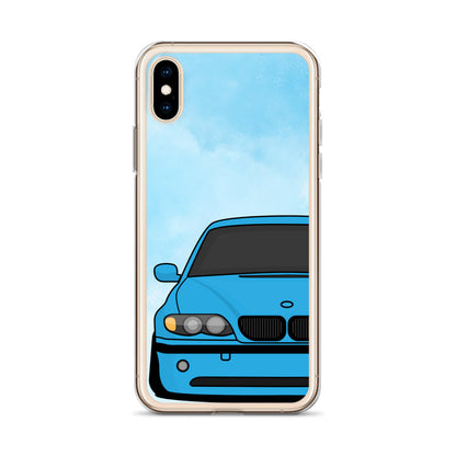 Blue Car - Clear Case