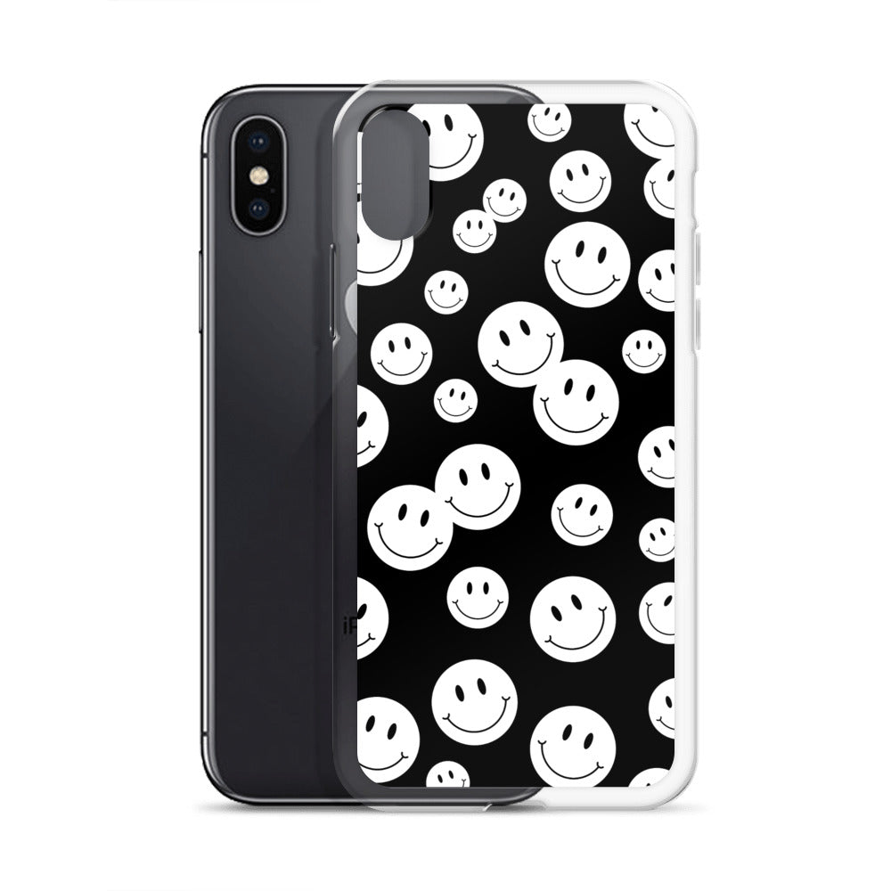 Black and White Smile - Clear Case