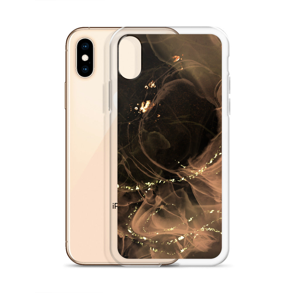 Gold Smoke Screen - Clear Case