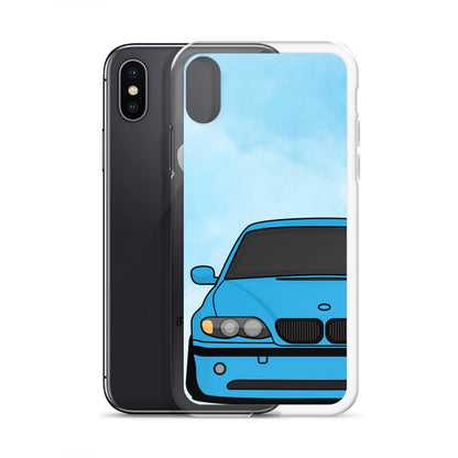 Blue Car - Clear Case