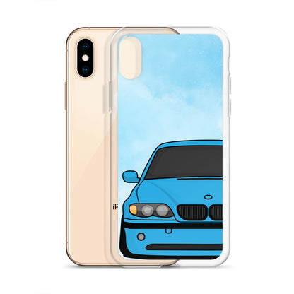 Blue Car - Clear Case