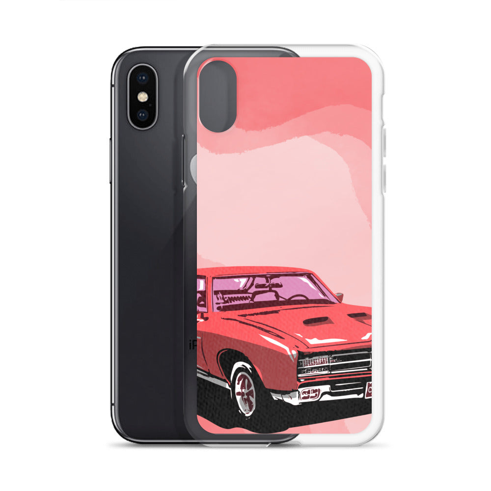 Pink Car - Clear Case