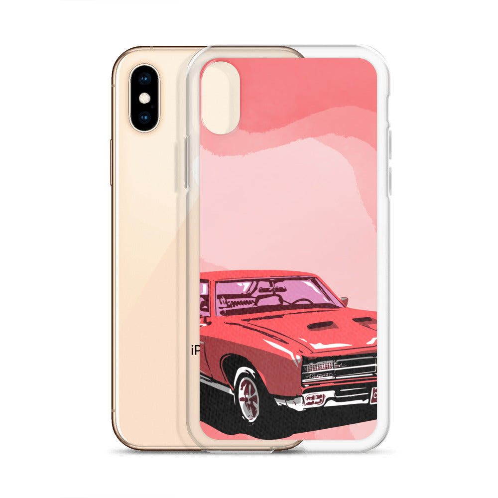 Pink Car - Clear Case