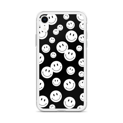 Black and White Smile - Clear Case