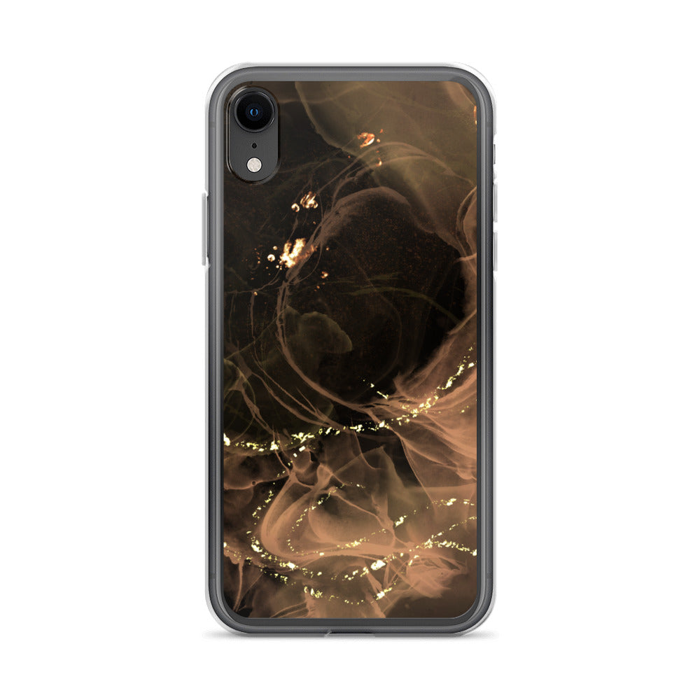 Gold Smoke Screen - Clear Case