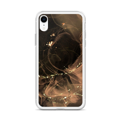 Gold Smoke Screen - Clear Case