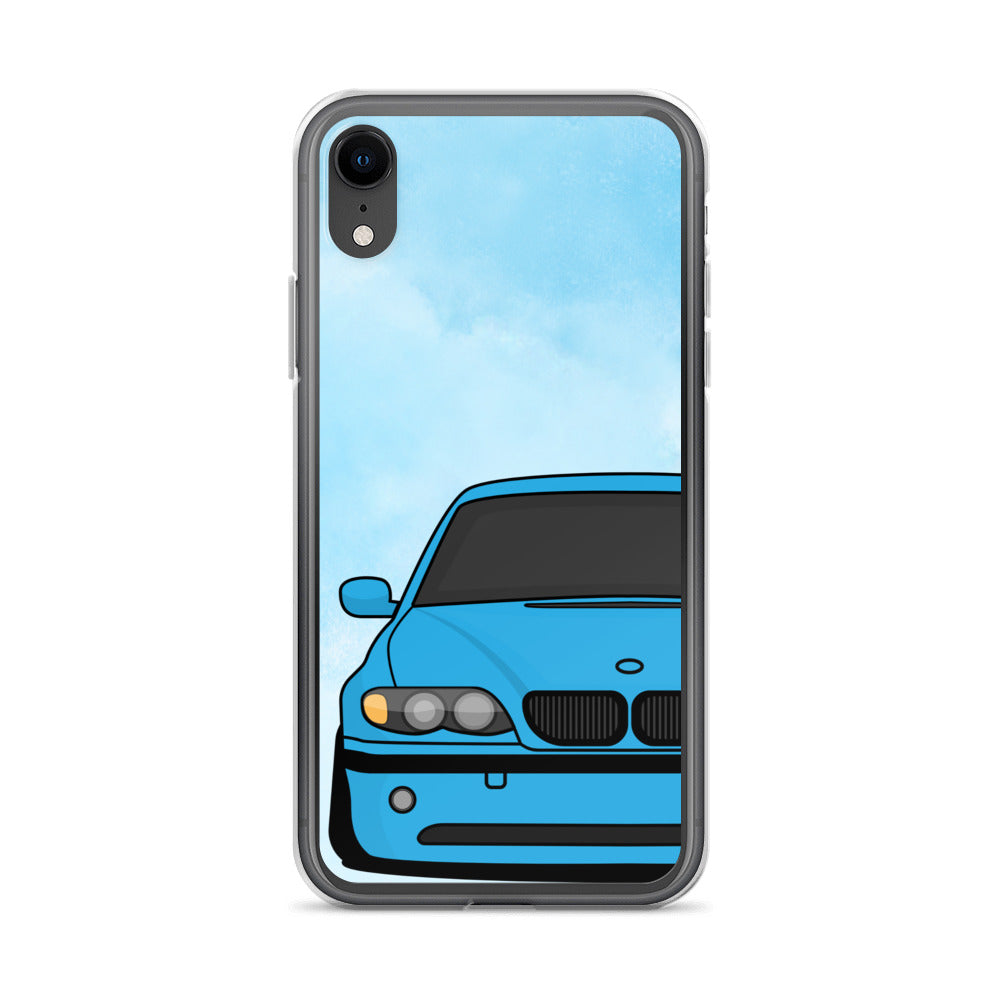 Blue Car - Clear Case