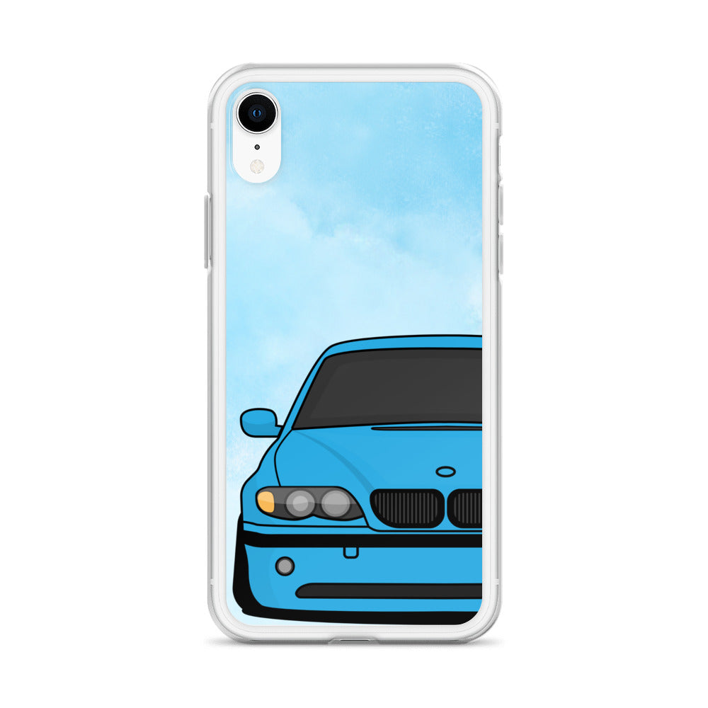 Blue Car - Clear Case