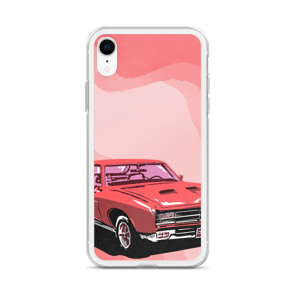 Pink Car - Clear Case