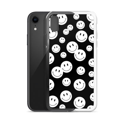 Black and White Smile - Clear Case