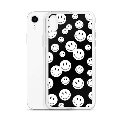 Black and White Smile - Clear Case