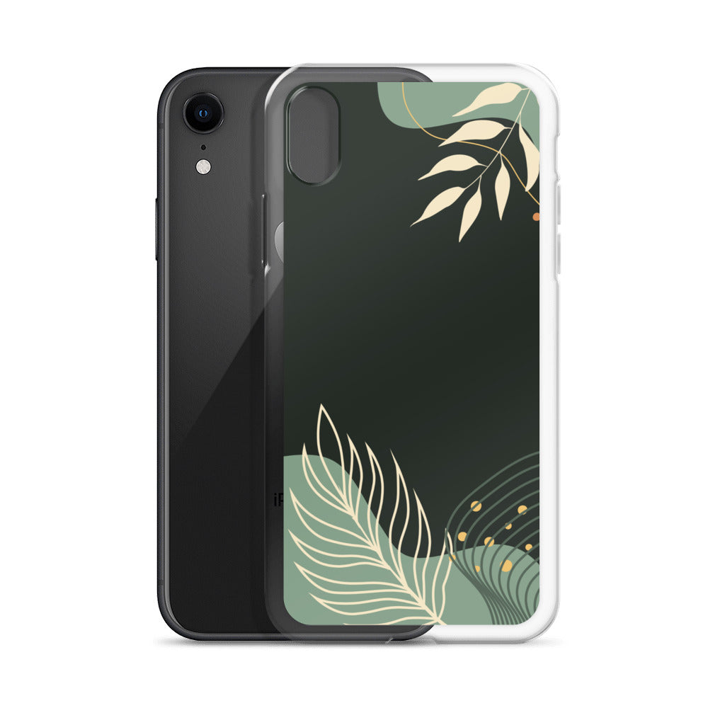 Floral Greenery - Clear Case