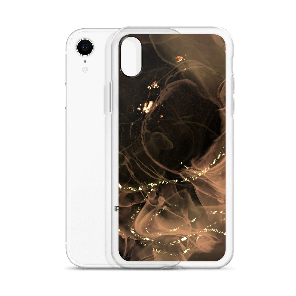 Gold Smoke Screen - Clear Case