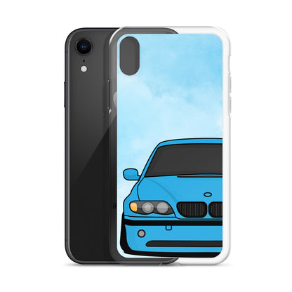 Blue Car - Clear Case