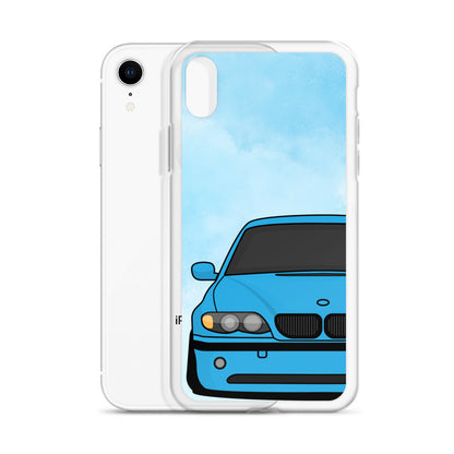 Blue Car - Clear Case