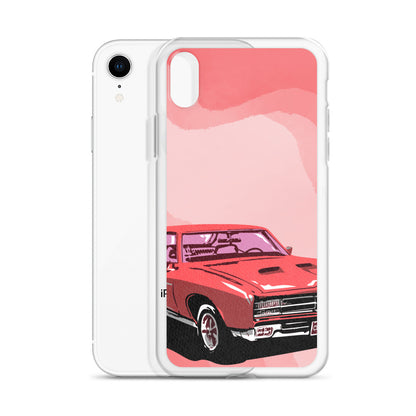 Pink Car - Clear Case