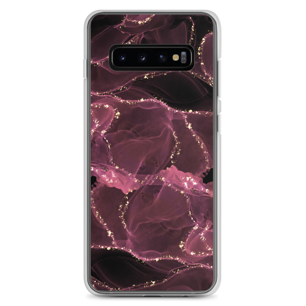 Pink Marble - Clear Case