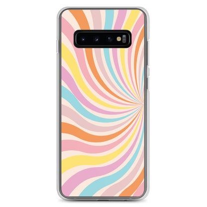 Rainbow Swirls - Clear Case