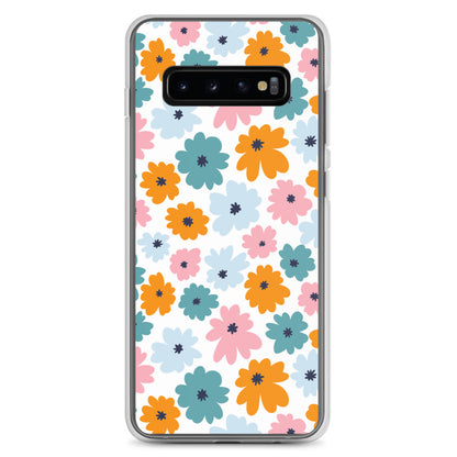 Multicoloured Flowers - Clear Case