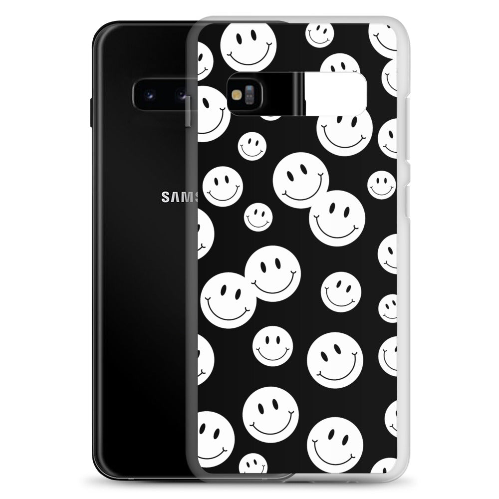 Black and White Smile - Clear Case