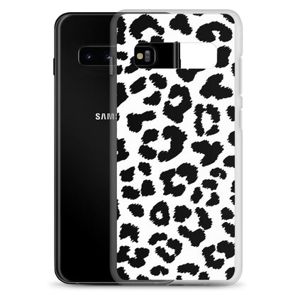 Black Leopard Print - Clear Case