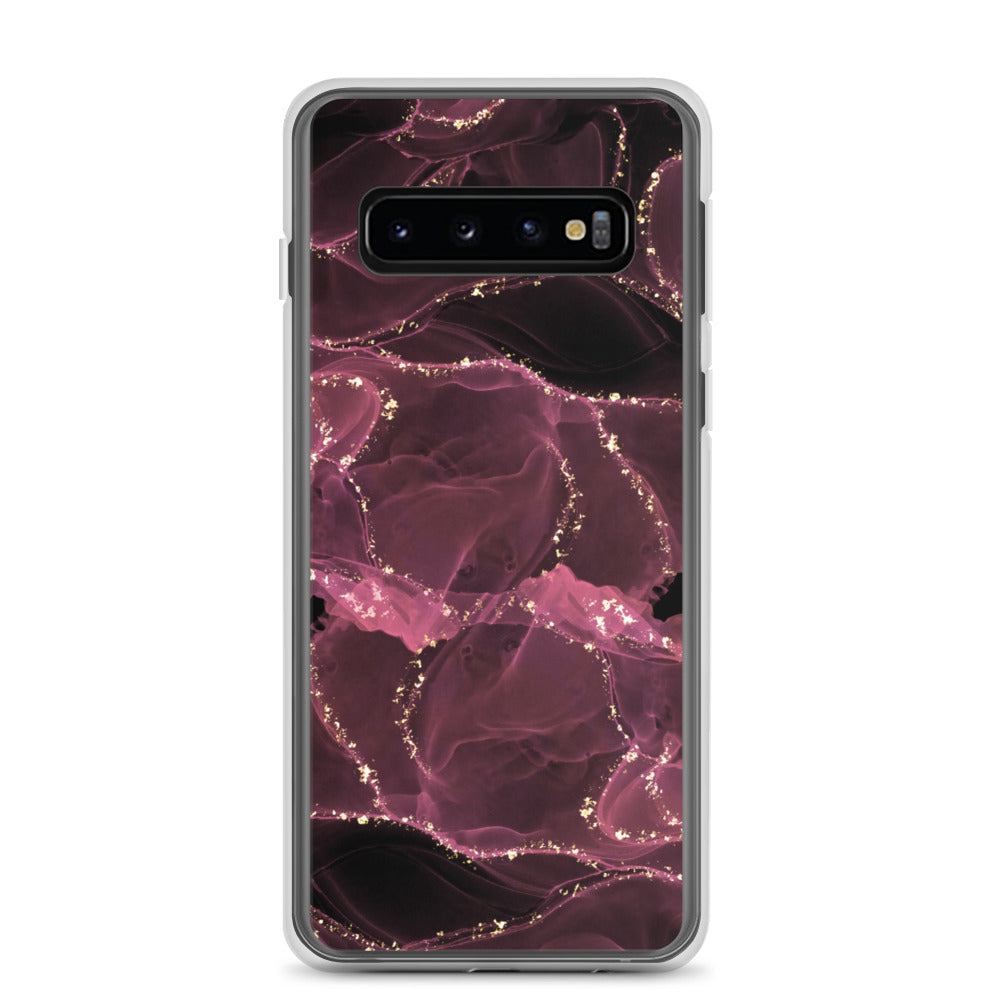 Pink Marble - Clear Case