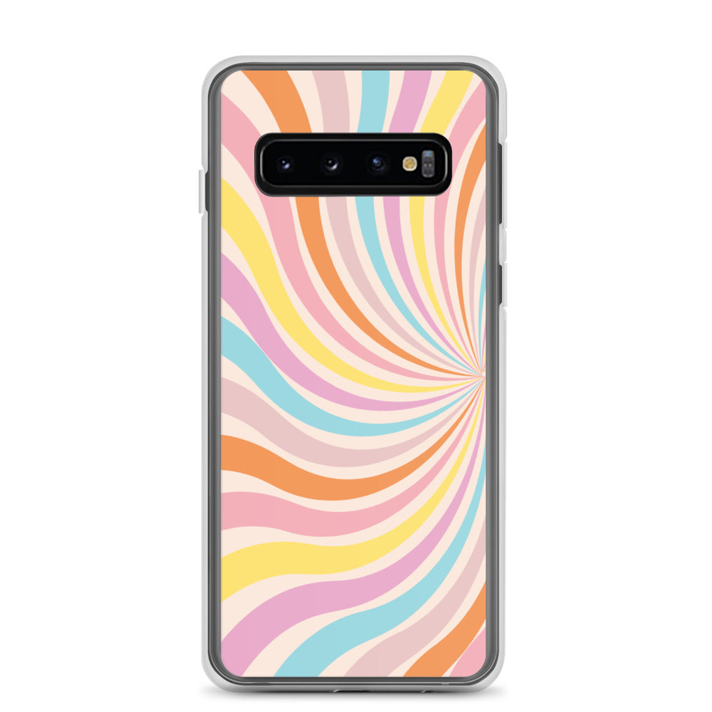 Rainbow Swirls - Clear Case