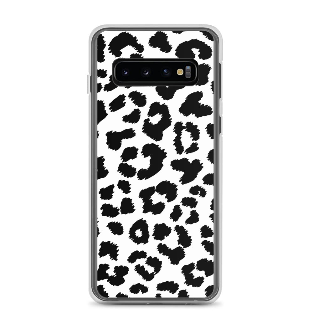 Black Leopard Print - Clear Case