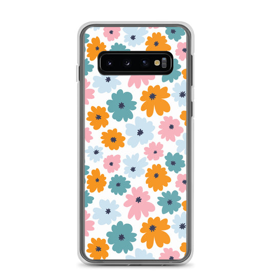 Multicoloured Flowers - Clear Case