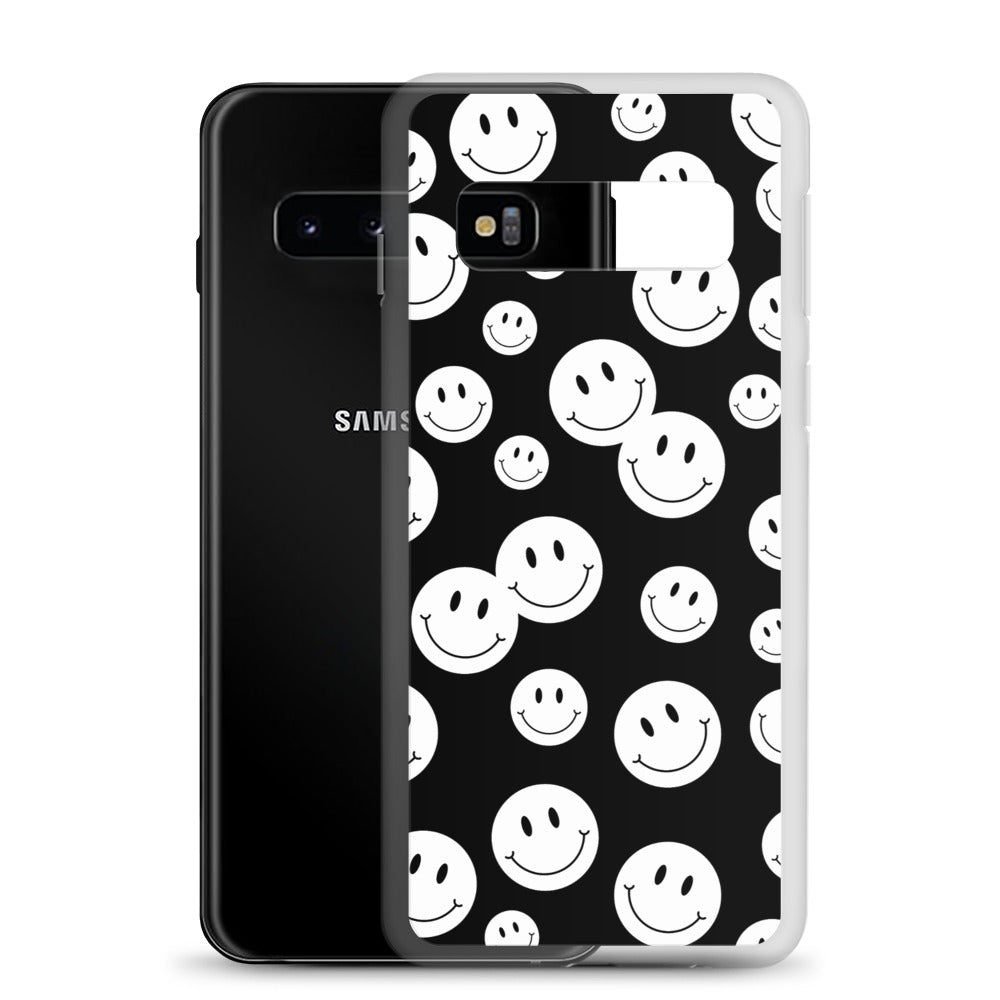 Black and White Smile - Clear Case