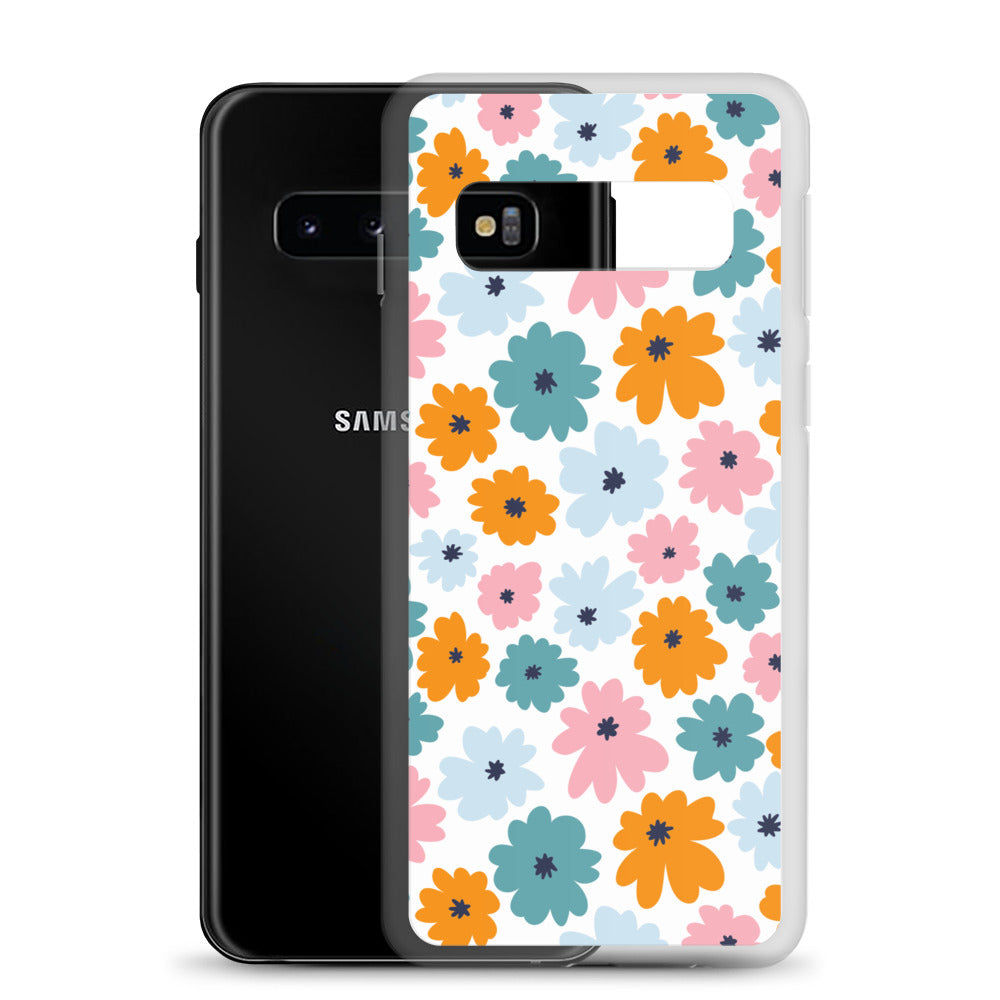 Multicoloured Flowers - Clear Case