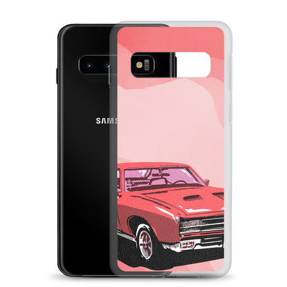 Pink Car - Clear Case