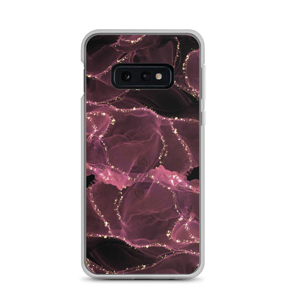 Pink Marble - Clear Case