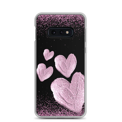 Pink Hearts - Clear Case