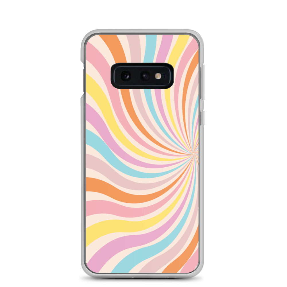 Rainbow Swirls - Clear Case