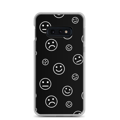 Black and White Faces - Clear Case