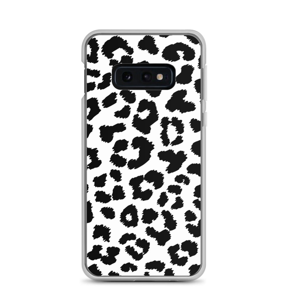 Black Leopard Print - Clear Case