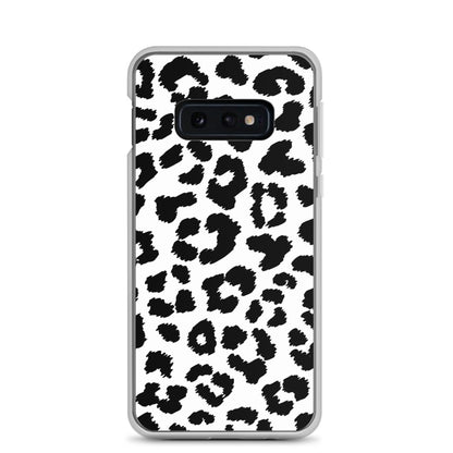 Black Leopard Print - Clear Case