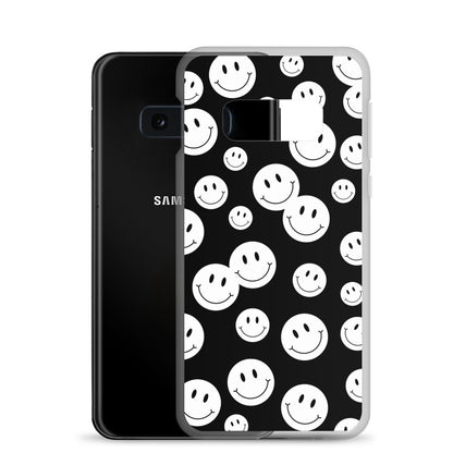 Black and White Smile - Clear Case