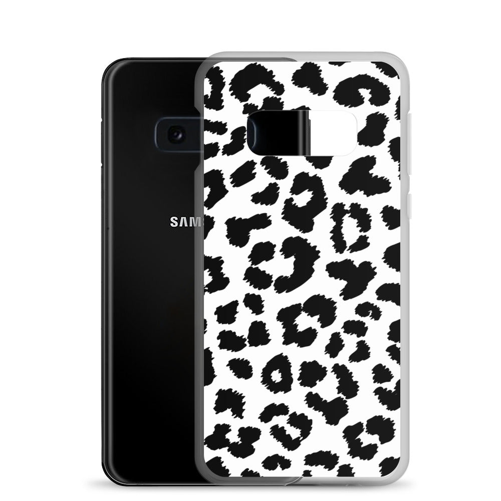 Black Leopard Print - Clear Case