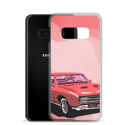 Pink Car - Clear Case