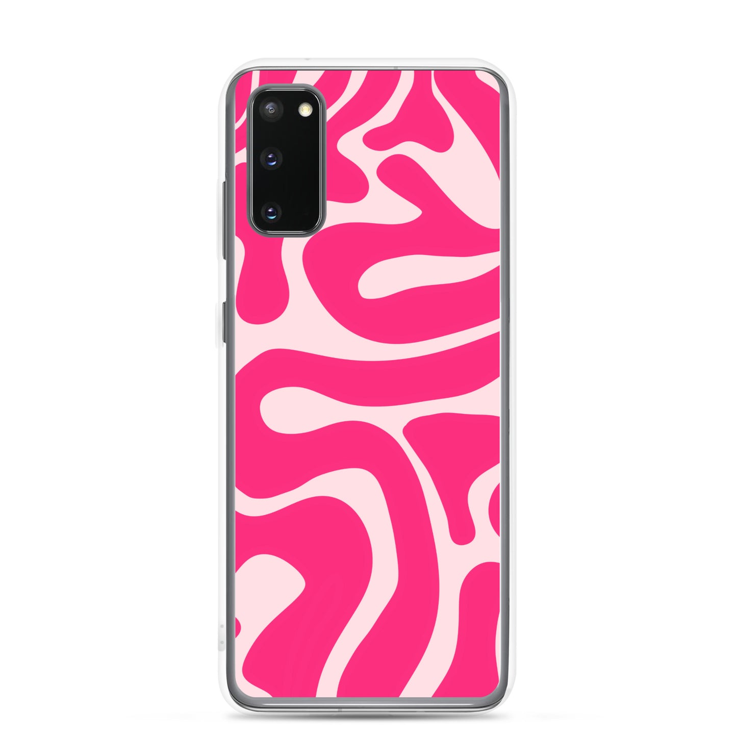 Pink Swirls - Clear Case