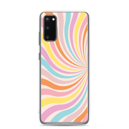 Rainbow Swirls - Clear Case