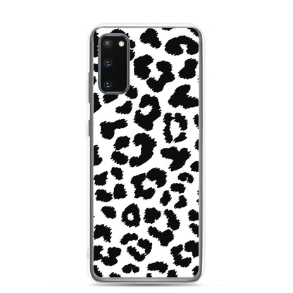 Black Leopard Print - Clear Case