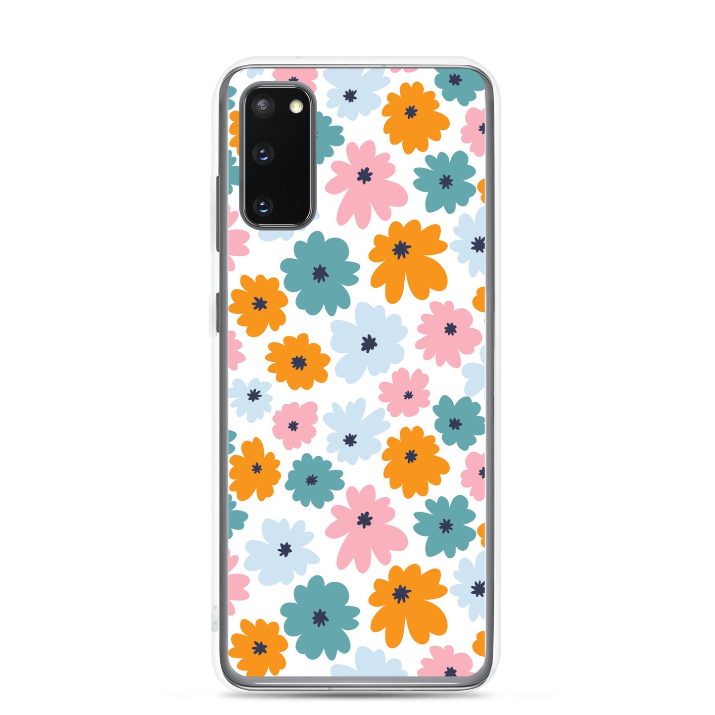 Multicoloured Flowers - Clear Case