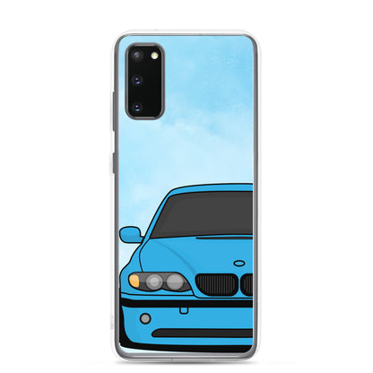 Blue Car - Clear Case