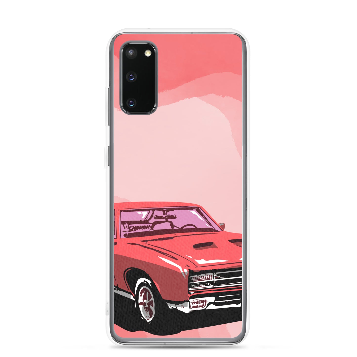 Pink Car - Clear Case