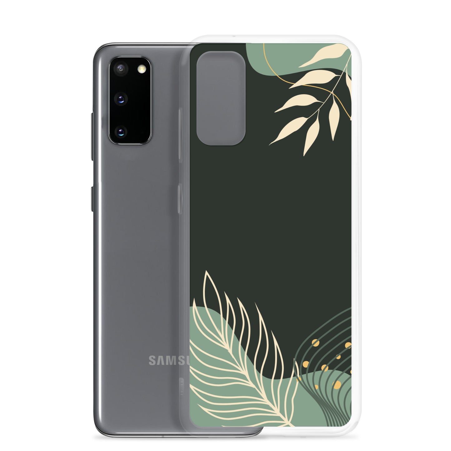 Floral Greenery - Clear Case